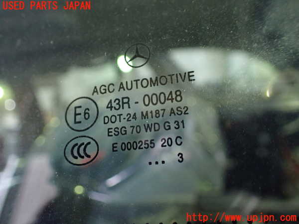 1UPJ-29761382]ベンツ C180 ステーションワゴン S204(204249)左クォーターガラス AGC M187 中古_m0002.jpg