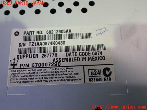 2UPJ-29856629]マセラティ・ギブリ(MG30B)モニター 中古_m0003.jpg