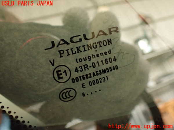 2UPJ-29911382]ジャガー・Fペイス(DC2NA)左クォーターガラス (43R-011604 M5540) 中古_m0002.jpg