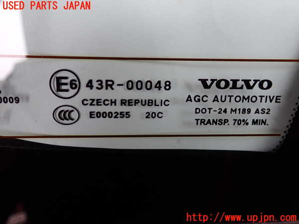 2UPJ-29921380]ボルボ・V40(MD4204T)右クォーターガラス (43R-00048 M189) 中古_m0003.jpg