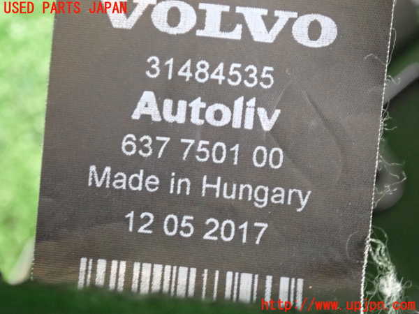 2UPJ-29927075]ボルボ・V40(MD4204T)助手席シートベルト 中古_m0003.jpg