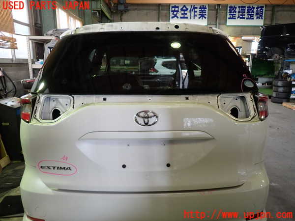 5UPJ-29981566]エスティマ(ACR50W)バックドア リアゲート ハッチ 中古 AGC M2L3 43R-007953_m0001.jpg
