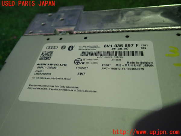 1UPJ-30056589]アウディ・A3 スポーツバック(8VCXS)カーナビゲーション 中古_m0003.jpg