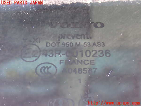 2UPJ-30201380]ボルボ・XC60(DB4204TXC)右クォーターガラス (43R-0010236) 中古_m0003.jpg