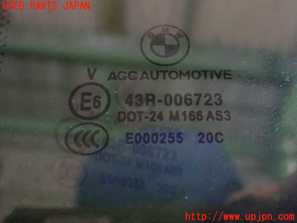 2UPJ-30461382]BMW i3(1Z06)(I01)左クォーターガラス (43R-006723 M166) 中古_m0002.jpg