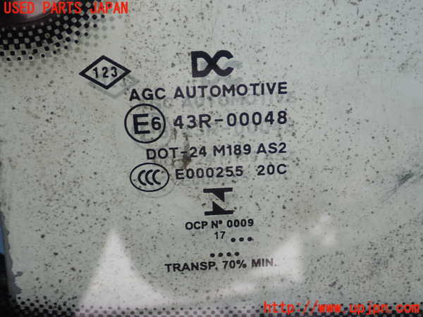 1UPJ-30531290]ルノー・トゥインゴ(AHH4B)右後ドア AGC M189 中古_m0002.jpg