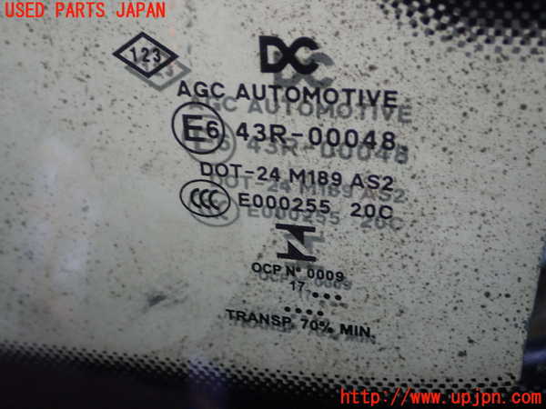 1UPJ-30531320]ルノー・トゥインゴ(AHH4B)左後ドア AGC M189 中古_m0002.jpg