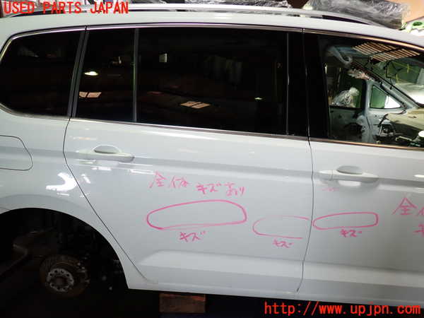 1UPJ-30571290]VW ゴルフ トゥーラン(1TCZD)右後ドア 中古 PILKINGTON 43R-011595_m0001.jpg