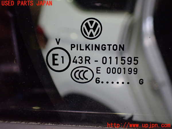 1UPJ-30571290]VW ゴルフ トゥーラン(1TCZD)右後ドア 中古 PILKINGTON 43R-011595_m0004.jpg