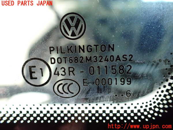 1UPJ-30571202]VW ゴルフ トゥーラン(1TCZD)左フロント三角窓ガラス 中古 PILKINGTON M3240 43R-011582_m0002.jpg