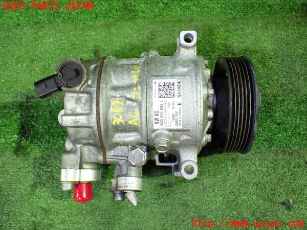 5UPJ-30576025]VW ゴルフ トゥーラン(1TCZD)エアコンコンプレッサー 中古_m0001.jpg