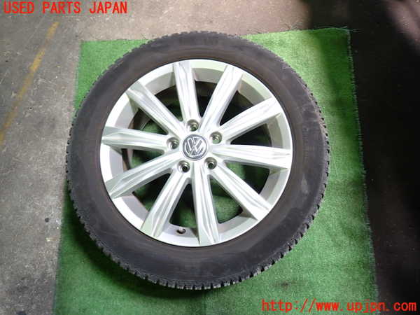1UPJ-30579036]VW ゴルフ トゥーラン(1TCZD)タイヤ　ホイール　1本① 215/55R17 中古_m0001.jpg