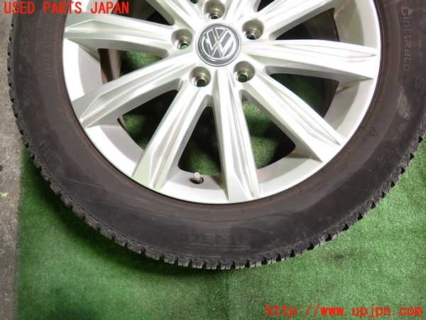 1UPJ-30579036]VW ゴルフ トゥーラン(1TCZD)タイヤ　ホイール　1本① 215/55R17 中古_m0003.jpg