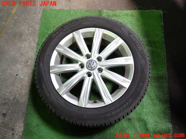 1UPJ-30579039]VW ゴルフ トゥーラン(1TCZD)タイヤ　ホイール　1本④ 215/55R17 中古_m0001.jpg