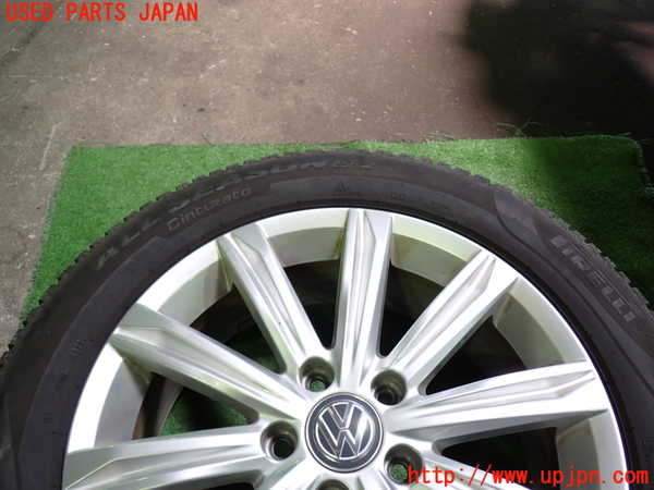 1UPJ-30579039]VW ゴルフ トゥーラン(1TCZD)タイヤ　ホイール　1本④ 215/55R17 中古_m0002.jpg