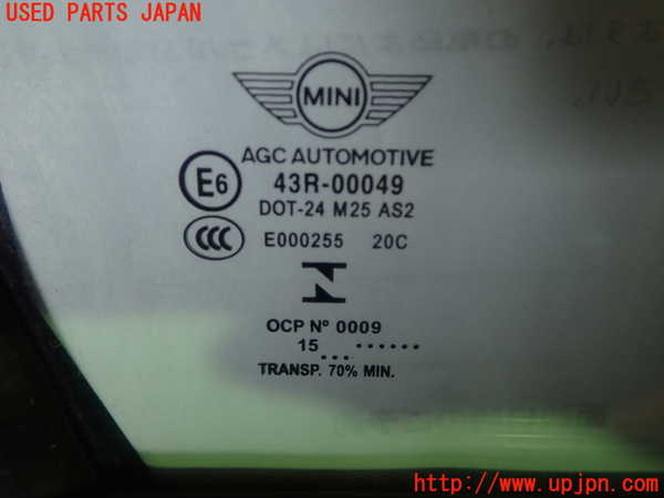 1UPJ-30621230]BMW ミニ(MINI)クーパーS F55(XS20)右前ドア 中古 AGC M25 43R-00049_m0004.jpg