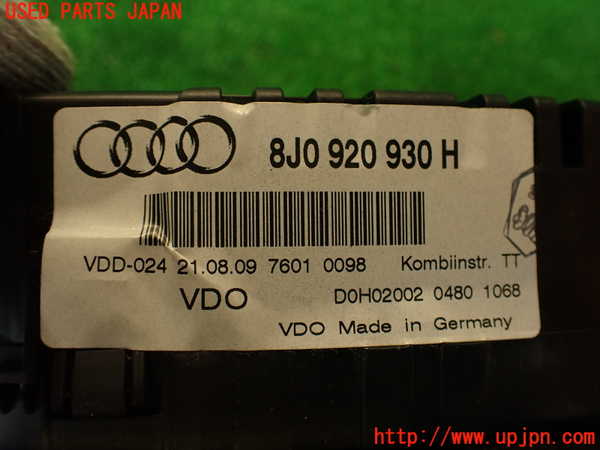 2UPJ-30646170]アウディ・TT クーペ(8JCCZF)スピードメーター 中古_m0004.jpg