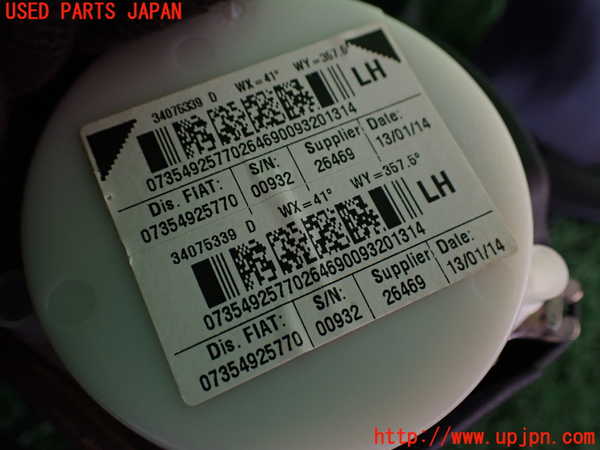 2UPJ-30667185]フィアット・500(31209)左2列目シートベルト 中古_m0002.jpg