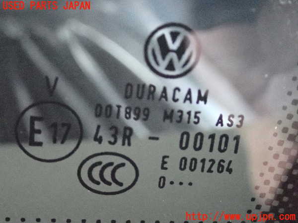 2UPJ-30691380]VW ポロ(AWDKL)右クォーターガラス (43R-00101 M315) 中古_m0002.jpg