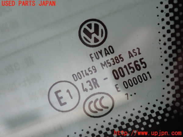 2UPJ-30701202]VW ゴルフ(AUCJZ)左フロント三角窓ガラス (43R-001565) 中古_m0003.jpg