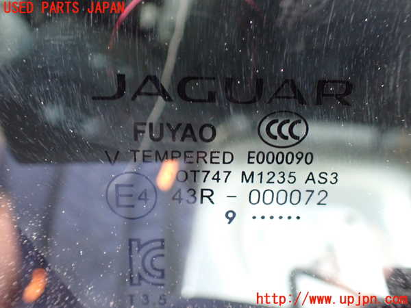 1UPJ-30741382]ジャガー・Eペイス(DF2NA)左クォーターガラス M1235 中古_m0002.jpg