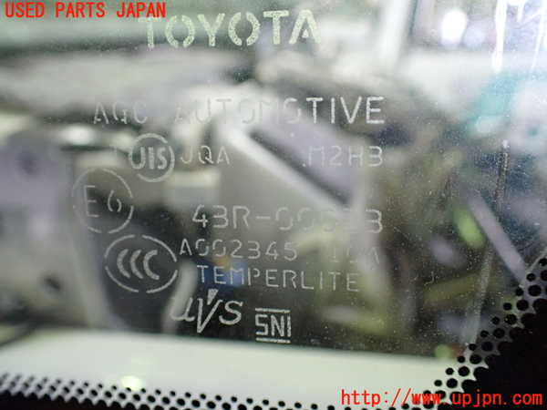 1UPJ-30811202]ヴェルファイア(ANH20W)左フロント三角窓ガラス AGC M2H3 中古_m0002.jpg
