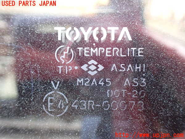 1UPJ-30851382]ハイラックスサーフ N130系 4ドア(YN130G)左クォーターガラス 中古 ASAHI M2A45 43R-00073_m0003.jpg