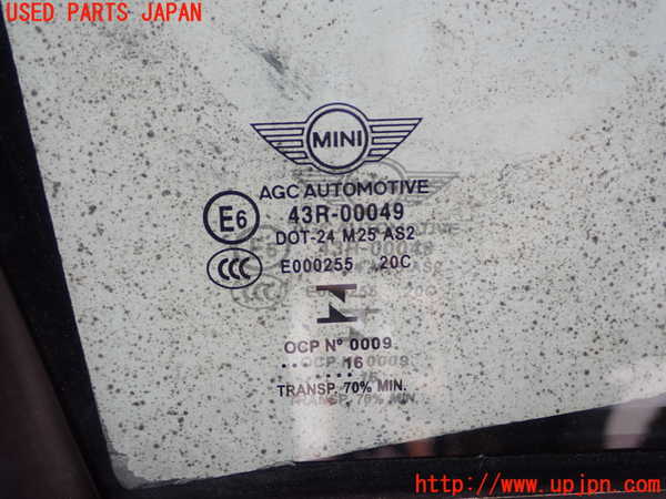 1UPJ-30901230]BMW ミニ(MINI)クーパーS F55(XS20)右前ドア 中古 AGC M25 43R-00049_m0003.jpg