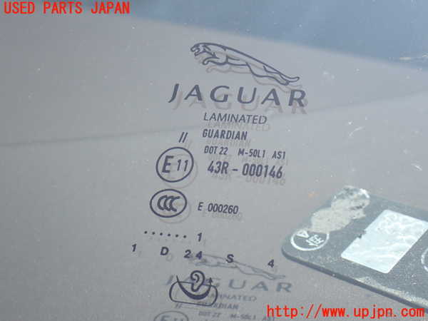 2UPJ-30971195]ジャガー・XJ(J12LA)フロントガラス (43R-000146 M-50L1) 中古_m0004.jpg