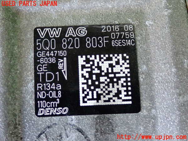 2UPJ-31076025]アウディ・TT クーペ(FVCJS)エアコンコンプレッサー 中古_m0003.jpg