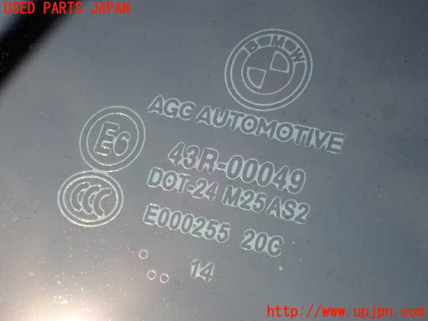 2UPJ-31111380]BMW 420i グランクーペ(4A20)右クォーターガラス (43R-00049 M25) 中古 F36_m0002.jpg