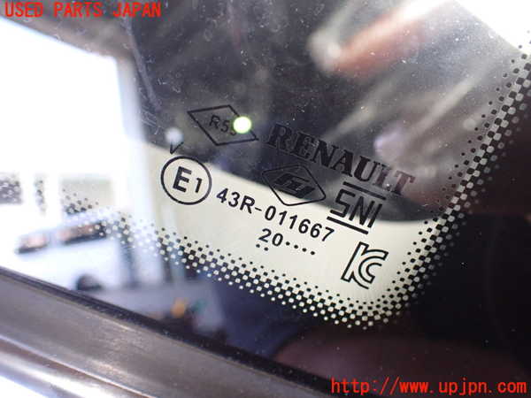 1UPJ-31181380]ルノー・キャプチャー(HJBH5H)右クォーターガラス 中古 FY FUYAO 43R-011667_m0002.jpg