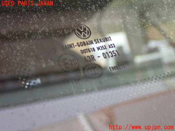 1UPJ-31201382]VW ゴルフ ヴァリアント(CDDXDV)左クォーターガラス 中古 SAINT-GOBAIN SEKURIT M352 43R-01351_m0002.jpg