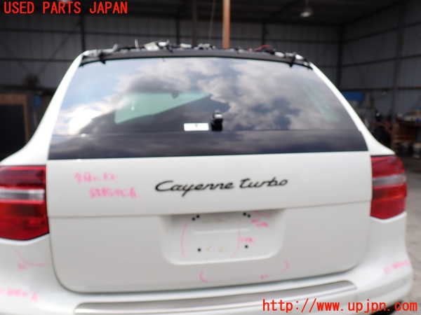 2UPJ-31291566]ポルシェ・カイエン ターボ(9PAM4851A)バックドア リアゲート ハッチ (43R-005274 M55600) 中古_m0001.jpg