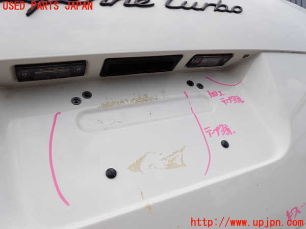 2UPJ-31291566]ポルシェ・カイエン ターボ(9PAM4851A)バックドア リアゲート ハッチ (43R-005274 M55600) 中古_m0003.jpg