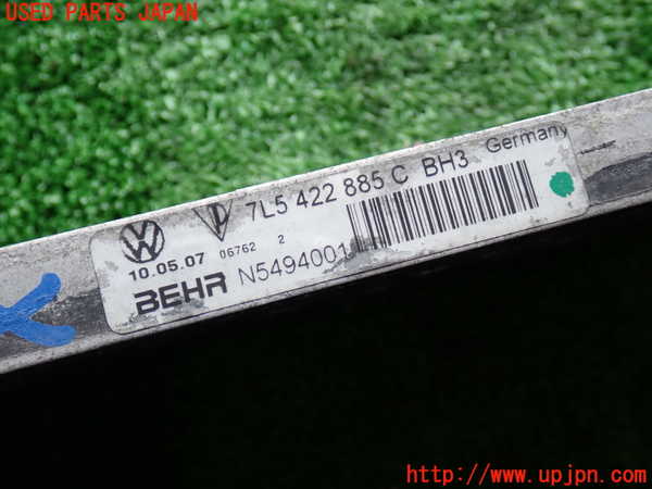 2UPJ-31292481]ポルシェ・カイエン ターボ(9PAM4851A)オイルクーラー1 中古_m0002.jpg