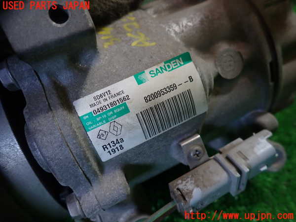 1UPJ-31436025]ルノー・カングー(KWK4M)エアコンコンプレッサー 中古_m0004.jpg