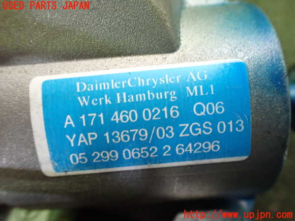 2UPJ-31474260]ベンツ SLK200 コンプレッサー(171442)ステアリングシャフト 中古_m0003.jpg