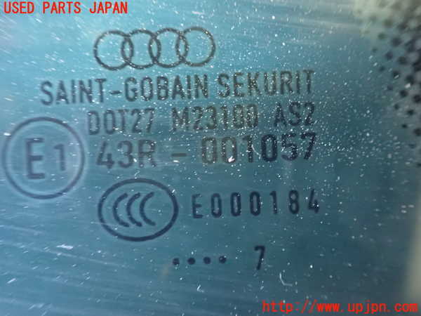 2UPJ-31481380]アウディ・TT クーペ(8JBUBF)右クォーターガラス (43R-001057) 中古_m0002.jpg