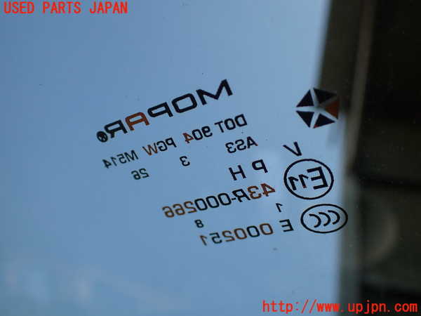 1UPJ-31521582]ジープ・ラングラー アンリミテッド(JK36L)バックドアガラス リアゲートガラス 中古 MOPAR M514 43R-000266_m0003.jpg