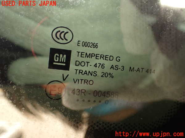 2UPJ-31601380]キャデラック・SRX クロスオーバー(T166C-)右クォーターガラス (43R-004588 M AT414) 中古_m0002.jpg