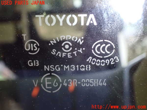 5UPJ-31691382]ヴェルファイアハイブリッド(AYH30W)左クォーターガラス NSG M31Q8 中古_m0002.jpg