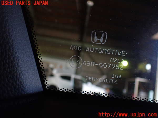 1UPJ-31741380]フィット(Fit) ハイブリッド(e：HEV)(GR6)右クォーターガラス 中古 AGC M2L2 43R-007952 _m0002.jpg