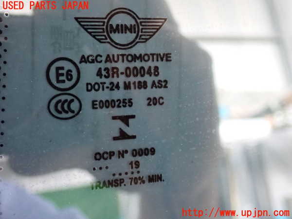 2UPJ-32081382]BMW ミニ(MINI)クーパーSD(XN20M)(F56)左クォーターガラス (ジャンク品) 中古(43R-00048 M188)_m0002.jpg