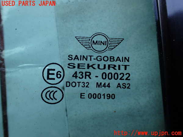 2UPJ-32131380]BMW ミニ(MINI)ジョンクーパーワークス(JCW) コンバーチブル(MSJCW)(R57)右クォーターガラス (43R-00022 M44) 中古_m0002.jpg