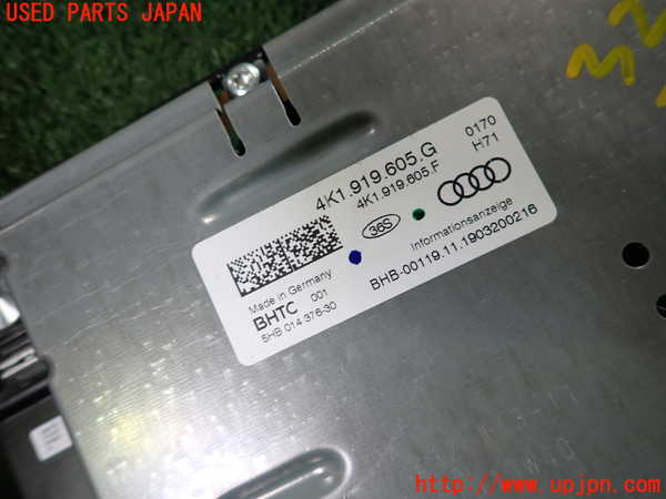 1UPJ-32156629]アウディ・A6(F2DKNF)モニター 中古_m0003.jpg