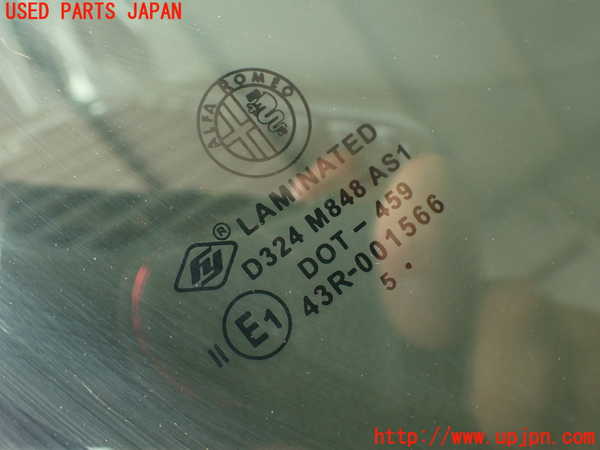 2UPJ-32371195]アルファロメオ・156 GTA(932AXB)フロントガラス (43R-001566) 中古_m0002.jpg