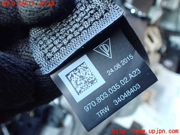 1UPJ-32387155]ポルシェ・パナメーラ S E-ハイブリッド(970CGEA)右2列目シートベルト 中古_m0003.jpg