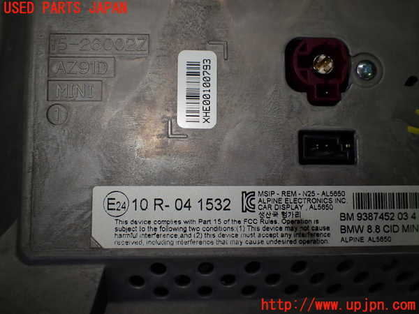 2UPJ-32436629]BMW ミニ(MINI)クーパー コンバーチブル(WG15)(F57)モニター 中古_m0003.jpg