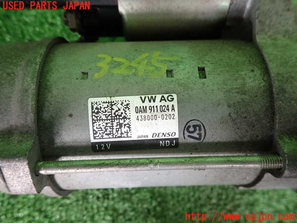 2UPJ-32456010]アウディ・A1 スポーツバック(8XCHZ)セルモーター 中古_m0003.jpg